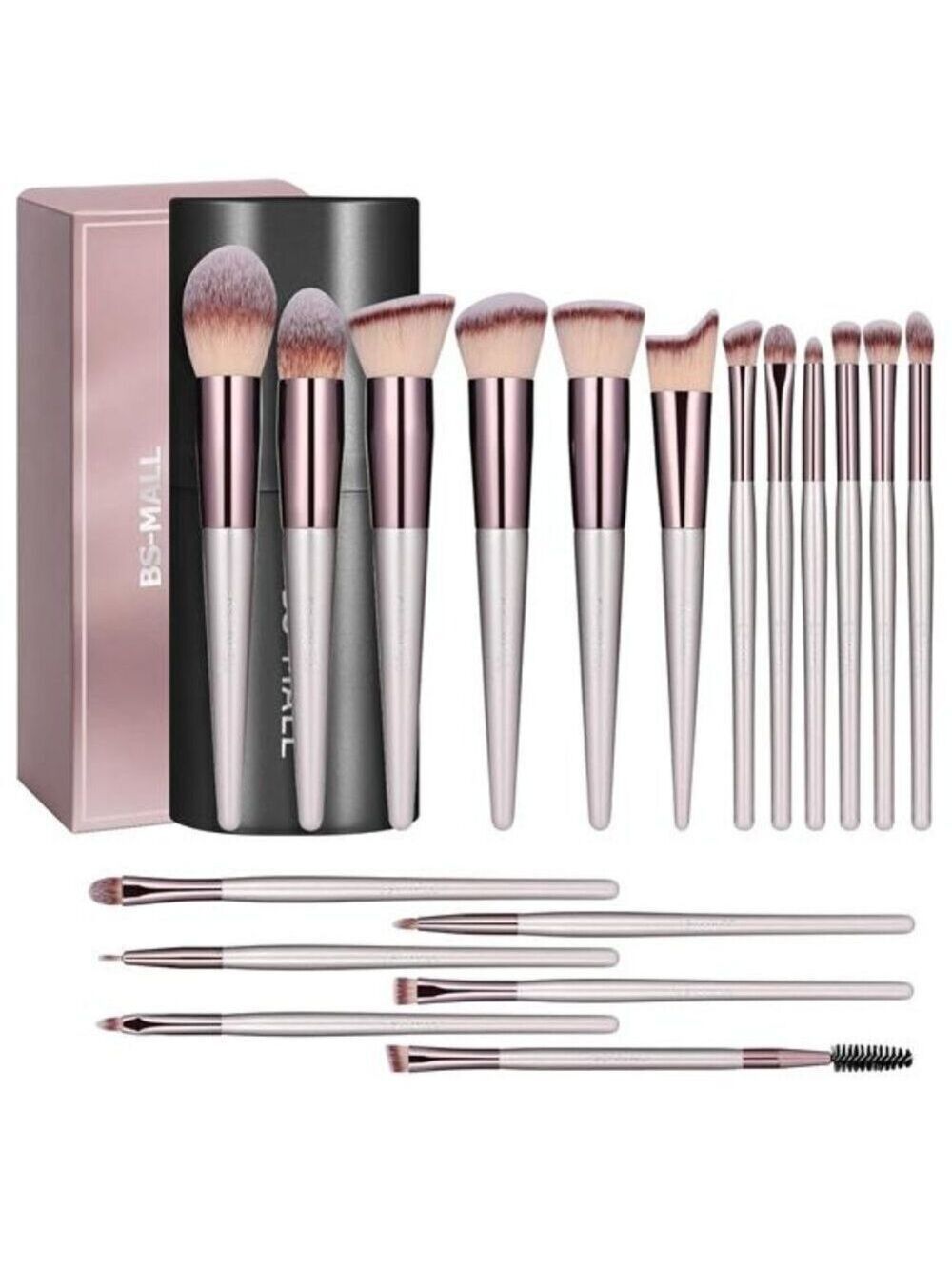 Makeup Brush Set 18 Piece Premium Synthetic Foundation Powder Concealer